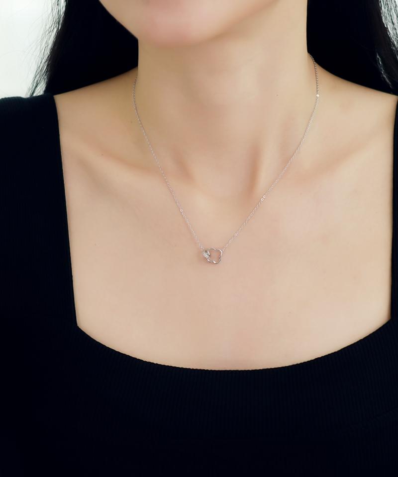 Blancier Serendipity Clover Bl251N1133 Women'S Necklace