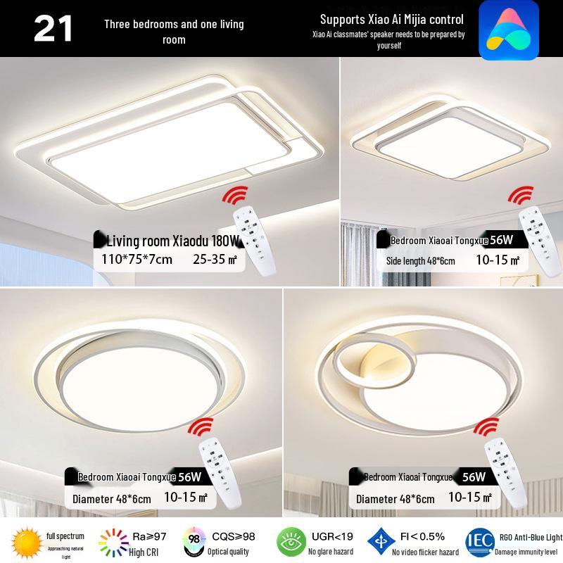 Modern Minimalist Eye Protection Ceiling Light for Living Room and Bedroom