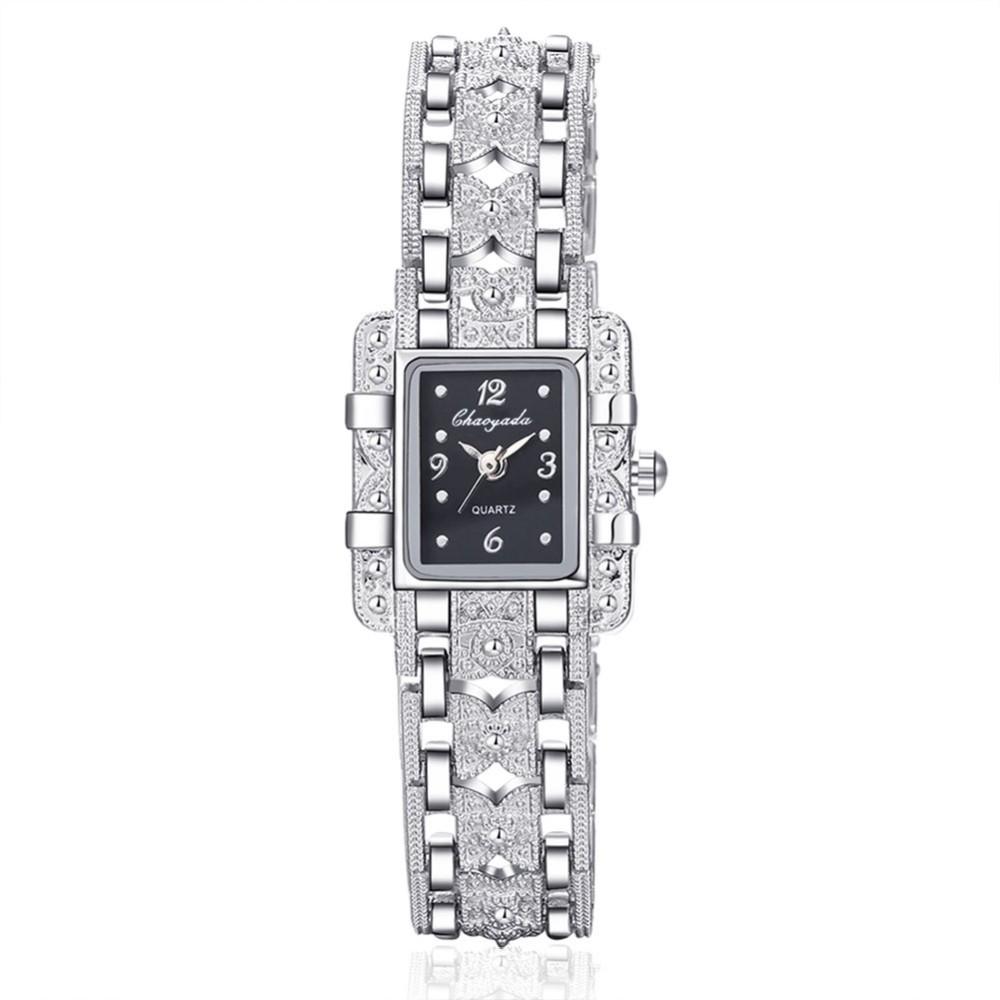 Sales Women Silver Bracelet Watch Women Watches Rhinestone Steel Ladies Wristwatch Female Clock Gift Reloj