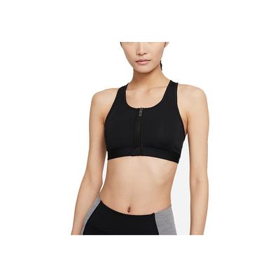 Dri-Fit Swoosh Športová podprsenka so zapínaním vpredu Stredná podpora Polstrovaná Dámske spodné prádlo Čierna DD1206-010