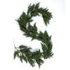 Artificial Christmas Cypress Pine Vine Décor with Plastic Greenery