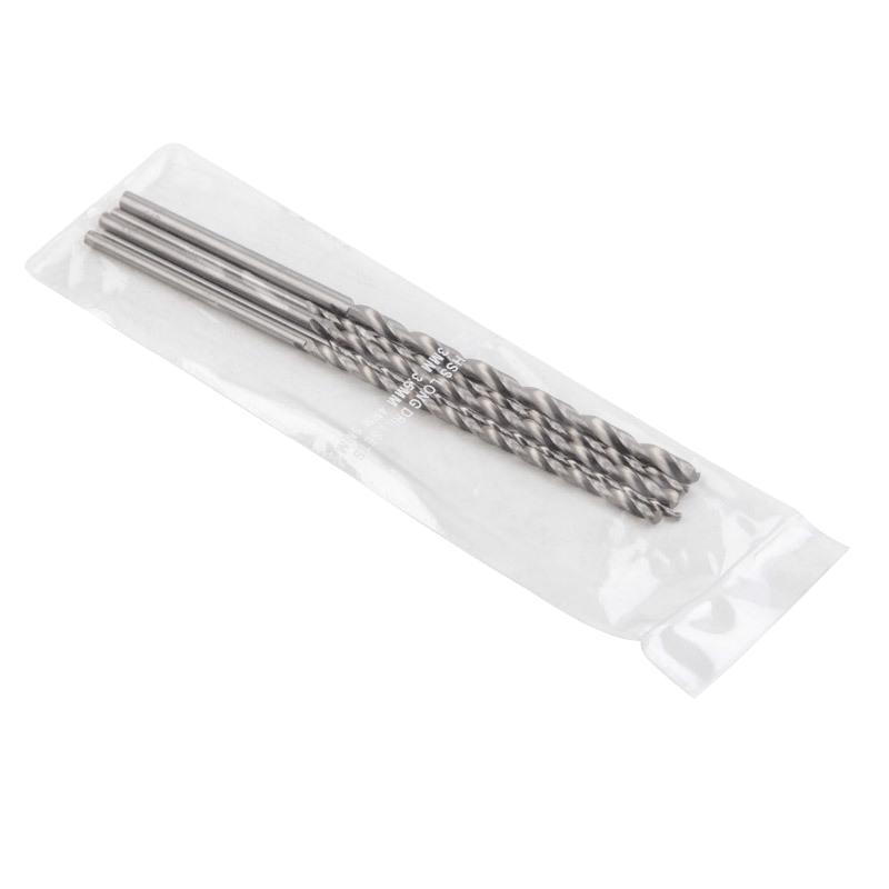 5Pcs Drill Bits Set Hss Steel Extra Long High Speed 2Mm/3Mm/3.5Mm/4Mm/5Mm Bits Power Tools Accessories Parts Drill Bits Hand Set