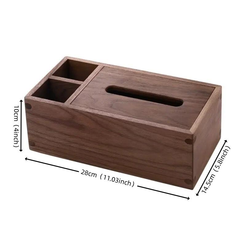 Yu Duo HC Solid Wood Tissue Box