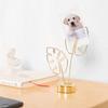 Leaf Vein Turtle Back Leaf Sticky Note Clip Rose Gold Photo Stander  Desk Ornaments