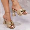 Woman Summer 2026 Fashionable Big Square Toe Sandals Women Leisure Comfort Heeled Pumps Elegant Simple Ladies High Heels Shoes