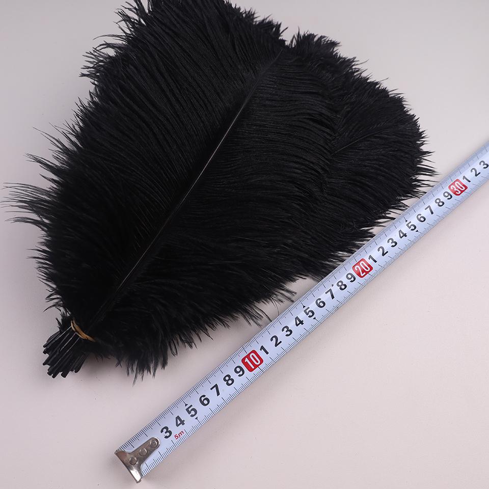 10Pcs 30-35cm Ostrich Feathers for Crafts Wedding Decoration 12-14" Handicraft Accessories Table Centerpieces Carnival Plumas