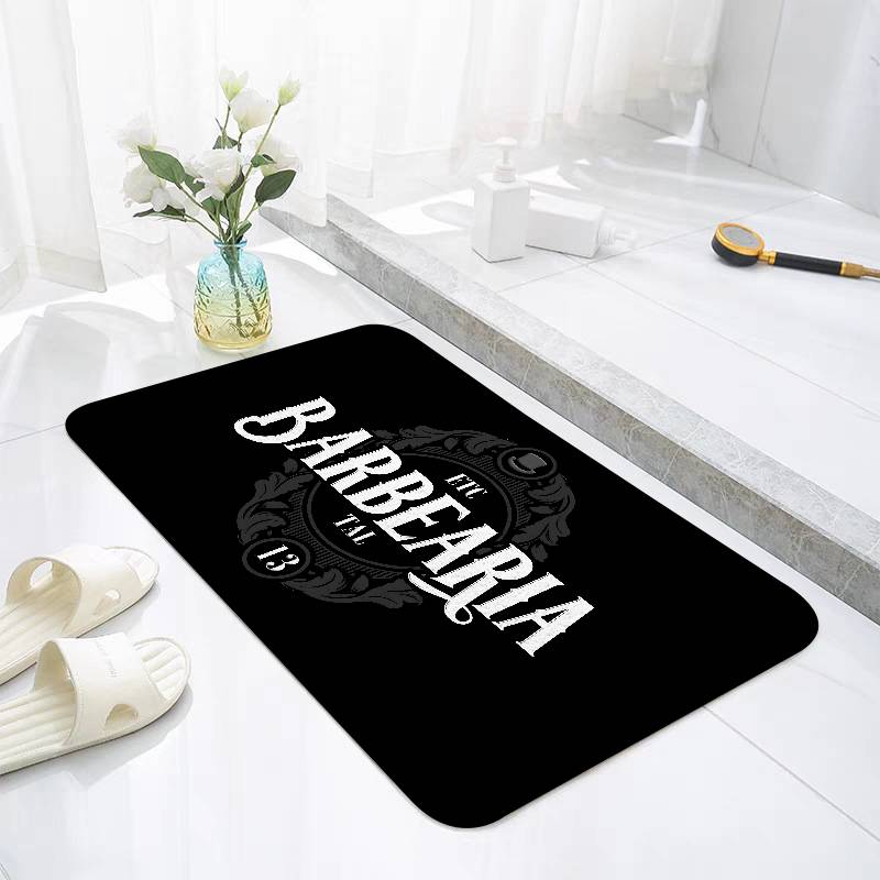 Barber Shop Sign Floor Mat Living Room Rug For Bedroom Welcome Mat Outdoor Rug