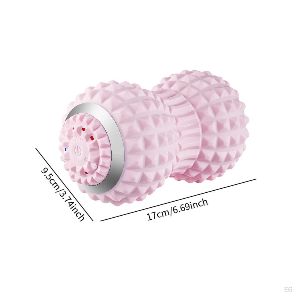 -Massage Ball, Roller for Legs, Buttocks, Feet, with 4 Speeds, Lightweight, Practical, Relaxing,