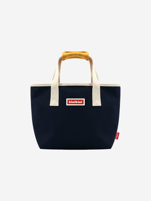 

KINIKINI ORIGINAL COLOR BLOCK TOTE BAG-NAVY FREE