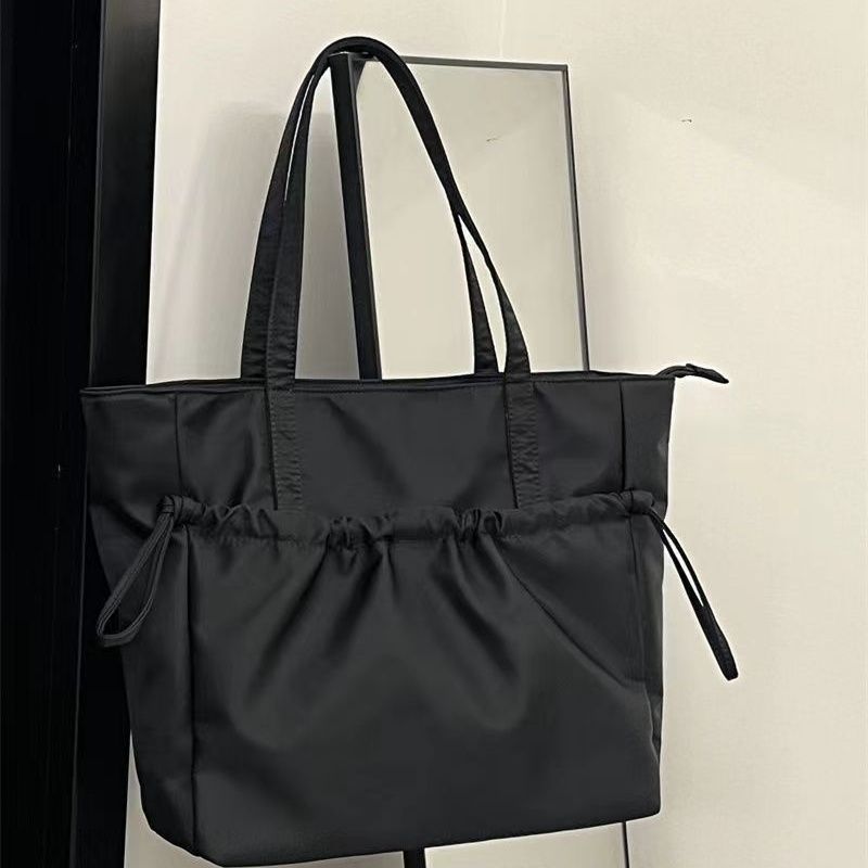 Student Class Canvas Tote Bag Women s Simple 2023 New Waterproof Large Capacity Work Commuter Portable Shoulder Bag