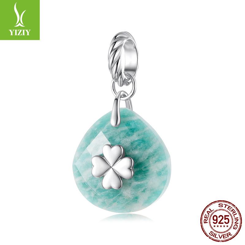 Energy Tianhe Stone Crystal Lucky Pendant Collection S925 Sterling Silver Tree Of Life Beaded Accessories