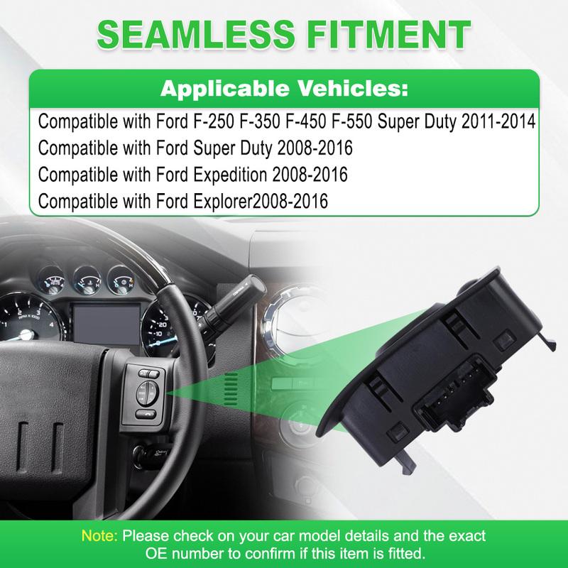 Audio Volume Steering Wheel Switch Multifunction Control Switch for Ford F-250 F-350 F-450 F-550 Super Duty 2011-2014