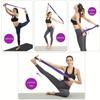 cm Yoga Stretching Belt Cotton Fitness Yoga Belt Adjustable Woven Elastic D-Ring Buckle Fitness Stretching Belt Pilates Rope