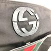 Gucci 181067 GG Logo Bag Crossbody Shoulder Bag Nylon Black