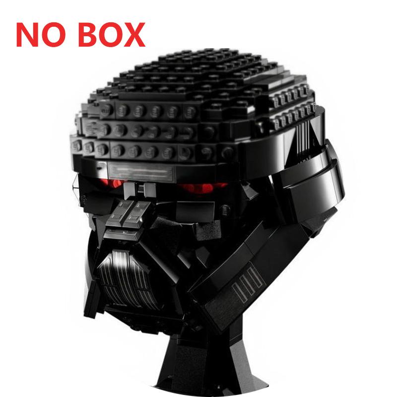 Non-Toxic Space Battle Fighter Pilot Helmet Building Blocks Desk Decoration Bobas Leias Jangos Kylos Fetts Rens Bricks Gift Party Favors