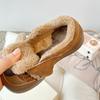 Winter New Children's Shoes Girls Korean Style Lamb Wool Girl Cotton Shoes Thicken Velvet Warm Anti-kick Furry Shoes H10161