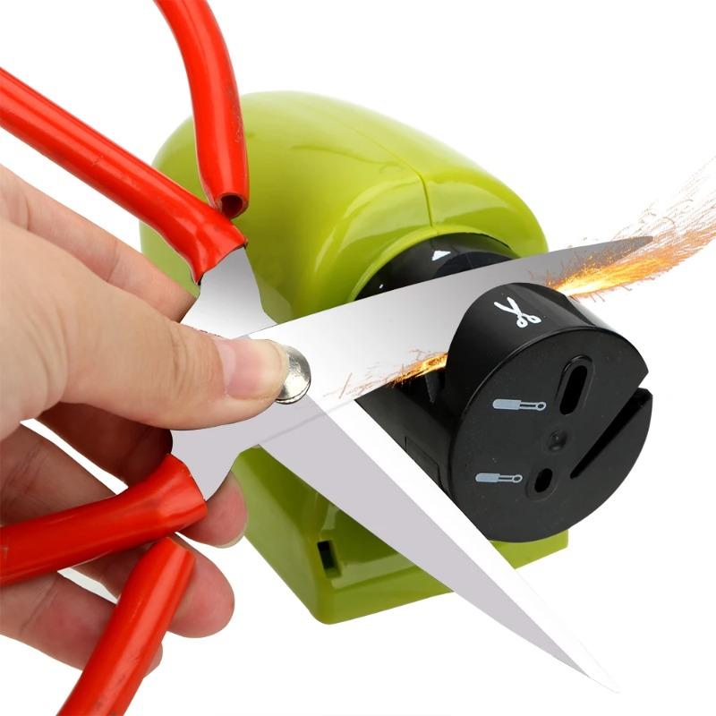 Multifunctional Electric Knife Sharpener High-Speed Sharpening Motorized Rotary Kitchen Tools