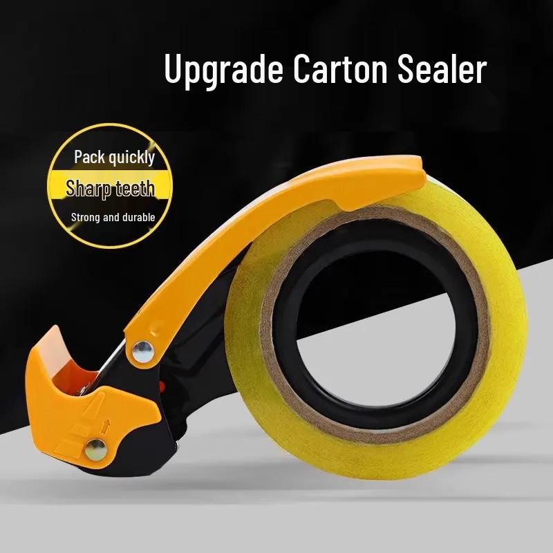 Transparent Metal Tape Dispenser - Adhesive Sealing Machine