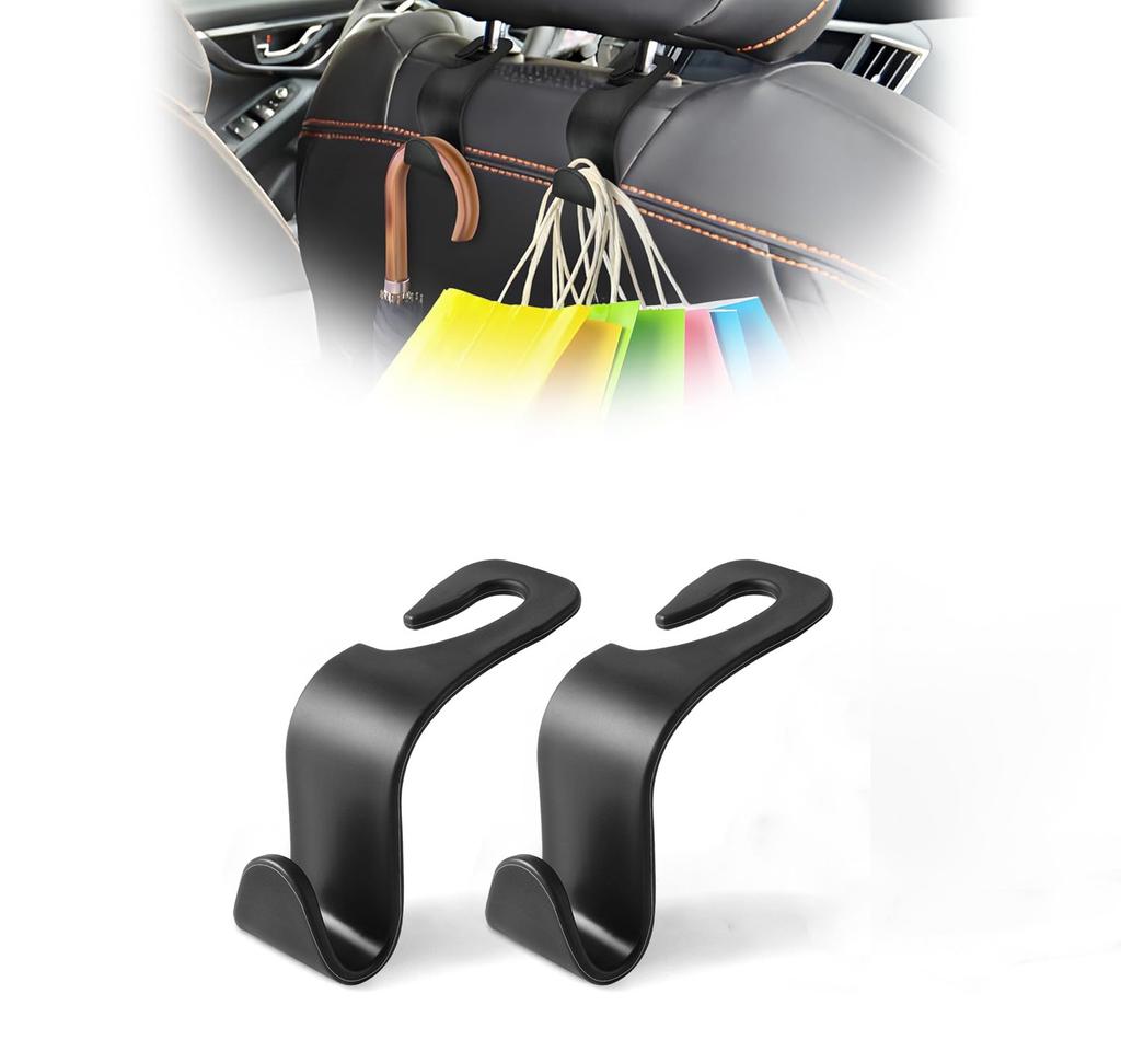 Durable ABS Car Seat Headrest Hook Auto Back Seat Organizer Hanger Handbag Clothes Bracket Car Universal Interior Accessories