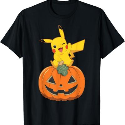 Pokémon Halloween Pikachu Pumpkin T-Shirt