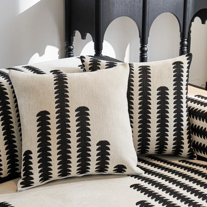 Жаккардовая подушка для дивана из синели для пожилых людей — фото 6