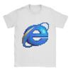 Casual T-Shirt Summer Internet Explorer Trendy Cool T Shirts  100 Cotton Tshirt for Men Y2K Classic Design Short Sleeve Clothing