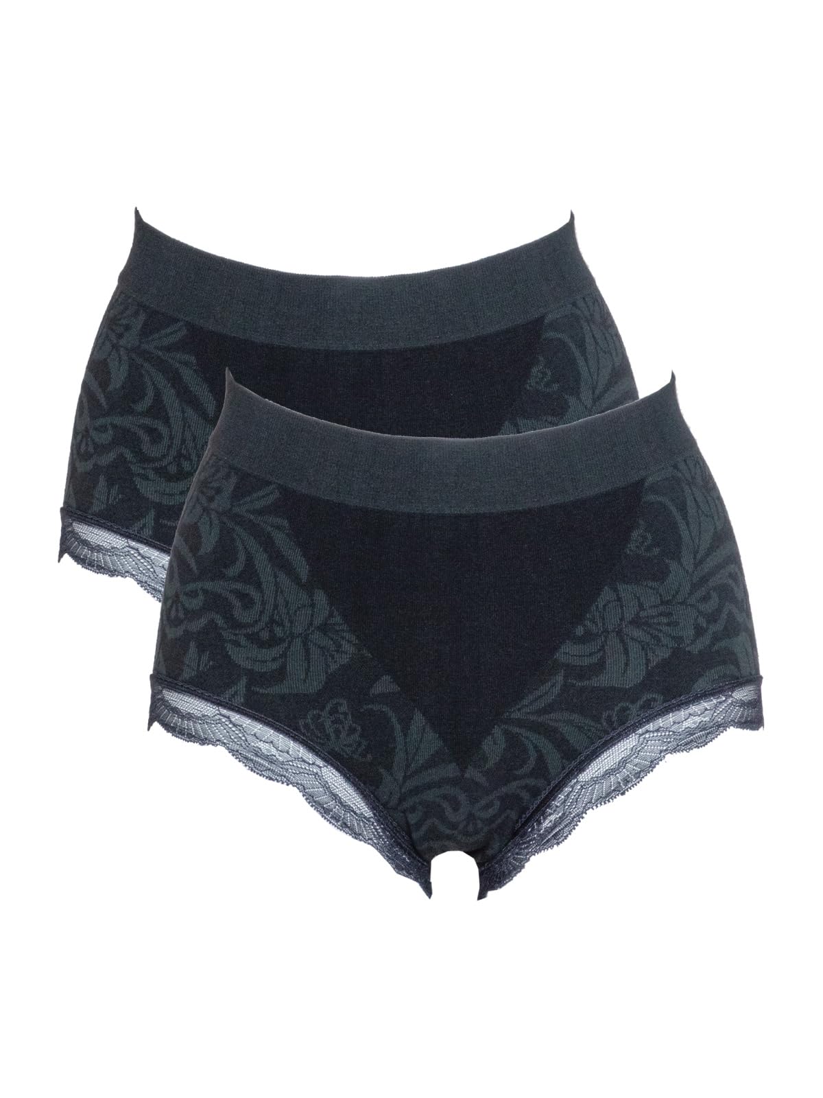 

Andijur Анри Сугихара Хлопковые трусики с принтом лилий, утягивающие живот, больших размеров, женские (Набор 2) - Контроль, Формирующее белье, Трусики, (3L-4L, Черный) чёрный