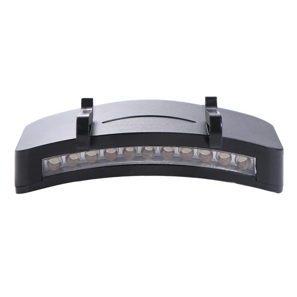 Front Light Baseball Cap Light 11LED Hat Clip Lamp Portable Hat Brim Light  Outdoor Sports