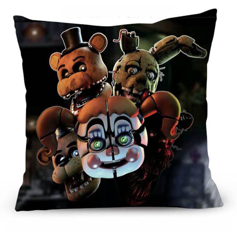 Nights Comfortable Five At Freddys Home Decorative Pillow Cover Fnaf Pillow Case