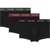 Color Logo Elastic Low Rise Soft Boxer Briefs 3 Pack Men Underwear Black U2664-Q2B