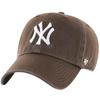 New York Yankees Clean Up Cap, Mens Brown Cap