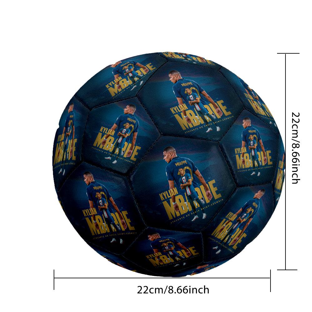Mbappé Soccer Ball Size 5 Football Machine Sewn Indoor Outdoor Training and Matches Surprise Collection Gift Perfect Birthday Christmas Gift Idea