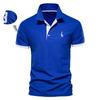 Trend Hub Embroidery 35% Cotton Polo Shirts for Men Casual Solid Color Slim Fit Mens Polos New Fashion Men Clothing