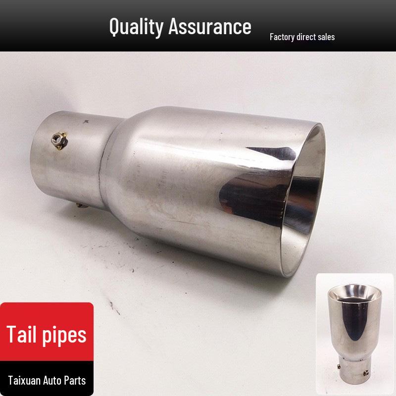 A022 Double-Layer Thickened 304 Stainless Steel Exhaust Tailpipe