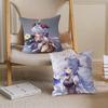 Cartoon Ganyu Cushion Cover 30x50 Polyester Sofa Cushions Decorative Throw Pillows Home Decoration Pillowcover