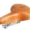 Lishi Vintage Leather Bicycle Saddle with Triple Springs