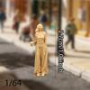 1/64 Miniature Girl Figure People Simulation Tiny Model Realistic for Diorama