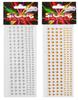 Gold/silver Star Stickers NK-4584