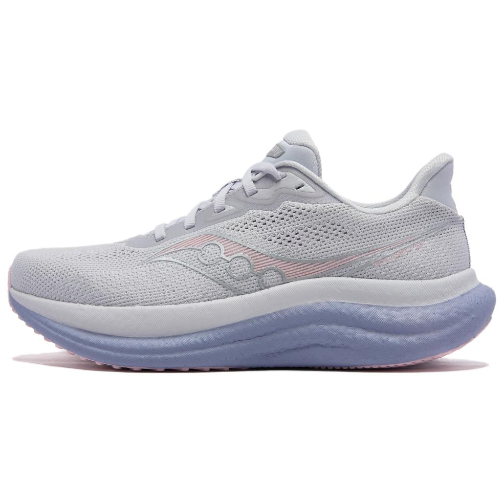 Saucony Triumph 23 Fashion Comfortable Shock Absorbing Breathable Low Top Running Shoes Unisex Running Shoes Gray S11023-543