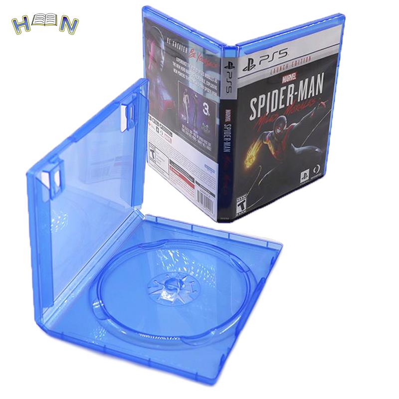 1PC Game Protective Box For Ps5 Game Disk Holder CD DVD Discs Storage Box Cover