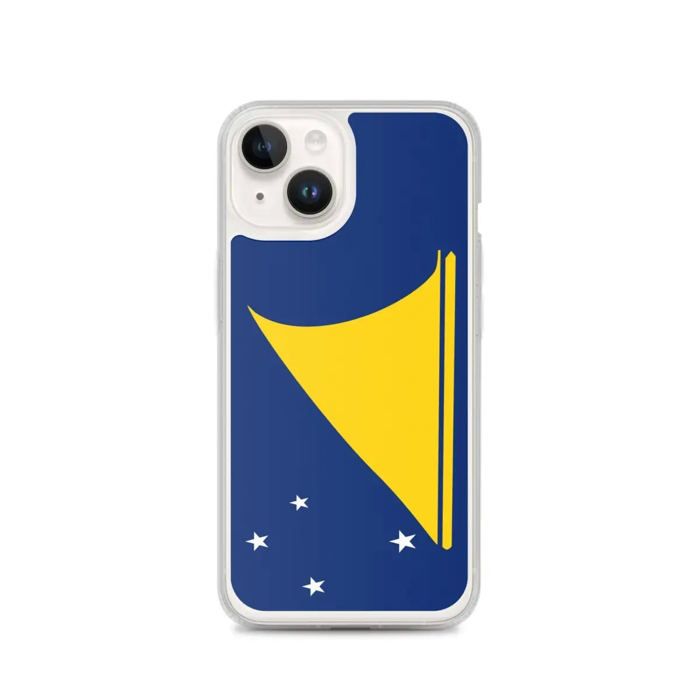 Coque iPhone - PIXELFORMA - iPhone 14 - Drapeau des Tokelau - Souple - Kompletní ochrana