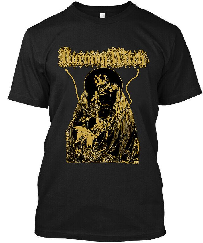 NEW! Popular Burning Witch American Graphic Vintage Art Logo T-Shirt Size S-4XL Unisex T-Shirt