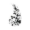 1 – black, white