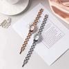 Fashion Diamond Women'S Watch Oval Bracelet Metal Band Quartz Waterproof Watch Women