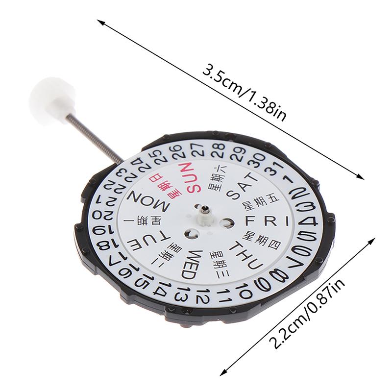 Sl28 Three Hands Quartz Movement Date Watch Wristwatch Parts Repair Accessories Date Display Watch Repair Tools For Watchmaker