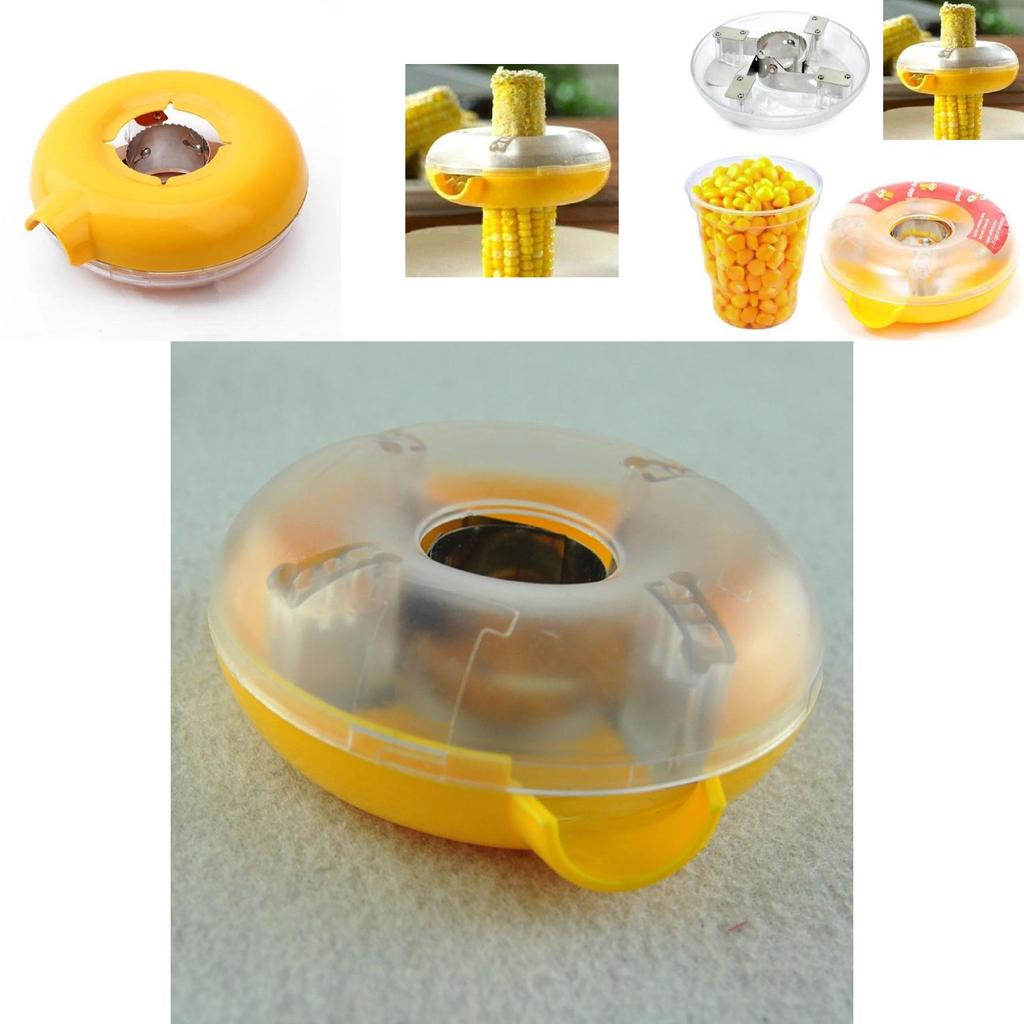 Effortless Kitchen Corn Cob Kerneler Peeler Remover Cutter With Timeless Design