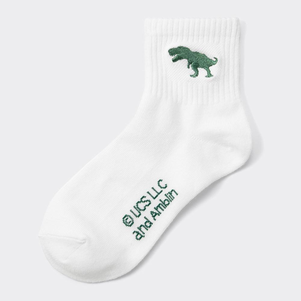 

Носки унисекс до щиколотки GU by Uniqlo KIDS JURASSIC WORLD