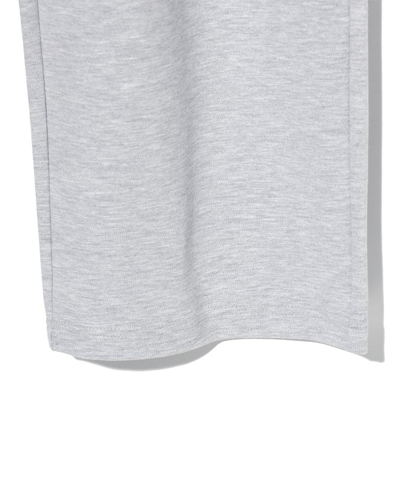 Eonoideu One-Pleat Wide Sweatpants Melange Grey (Lp6Pu184-097)
