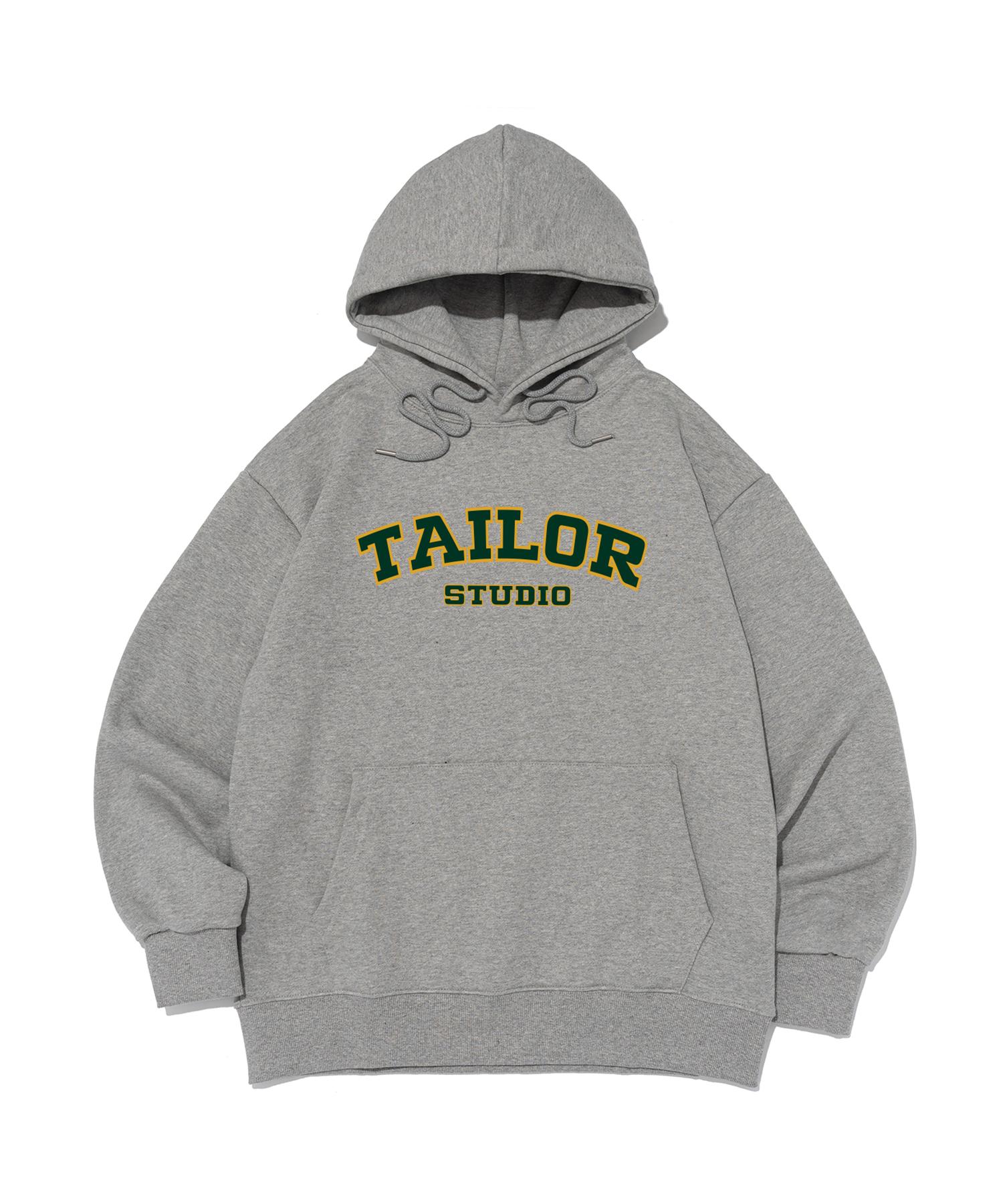 Худи с оригинальным логотипом Taylor Studio (серый) Gray/M (No Brushed Fabric)
