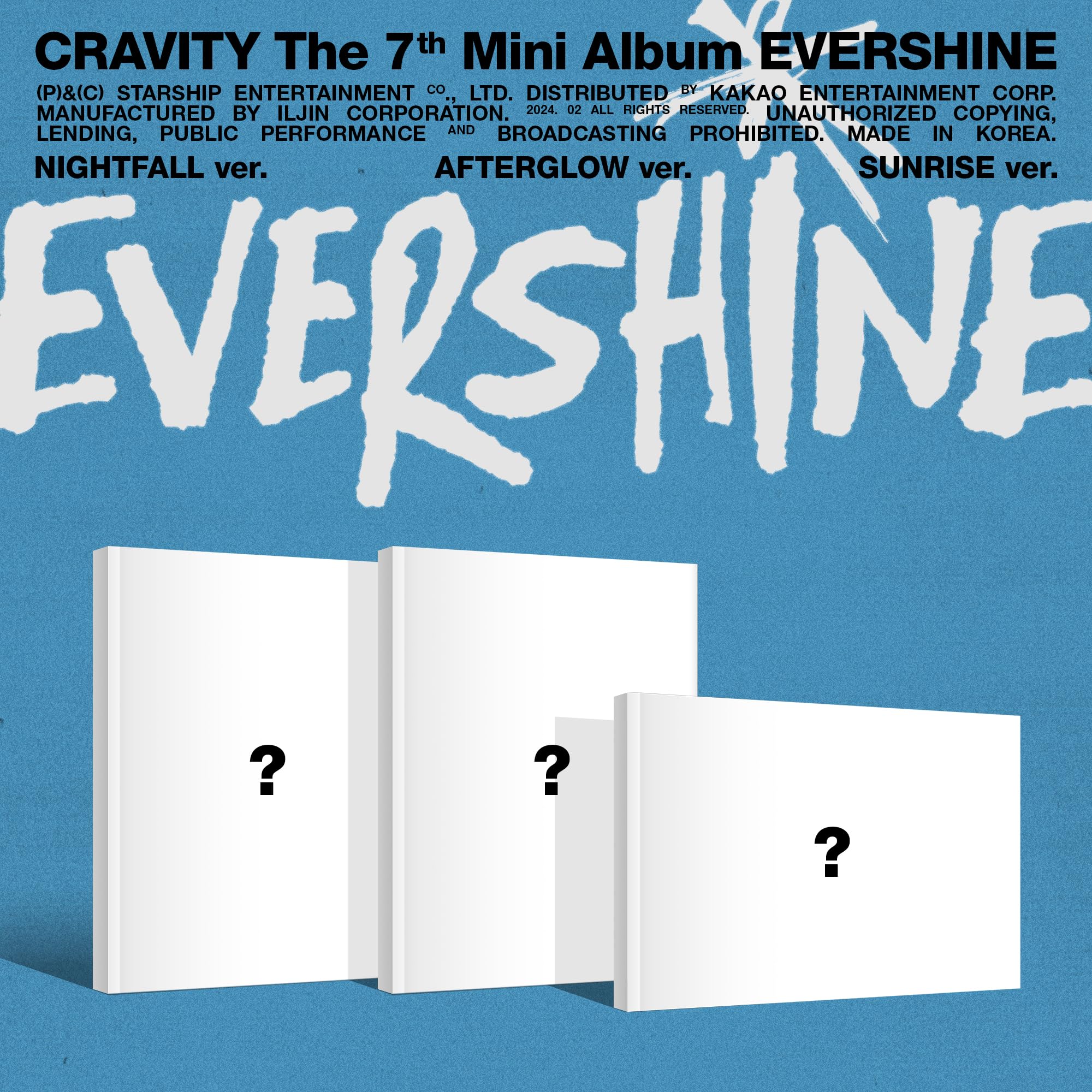 

CRAVITY The 7th Mini Album EVERSHINE (Korean Edition)